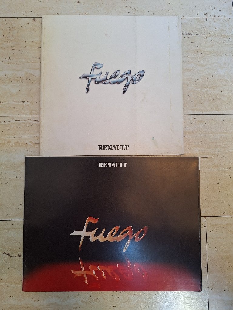 Renault Fuego 2 folders, Ophalen of Verzenden, Gelezen, Renault