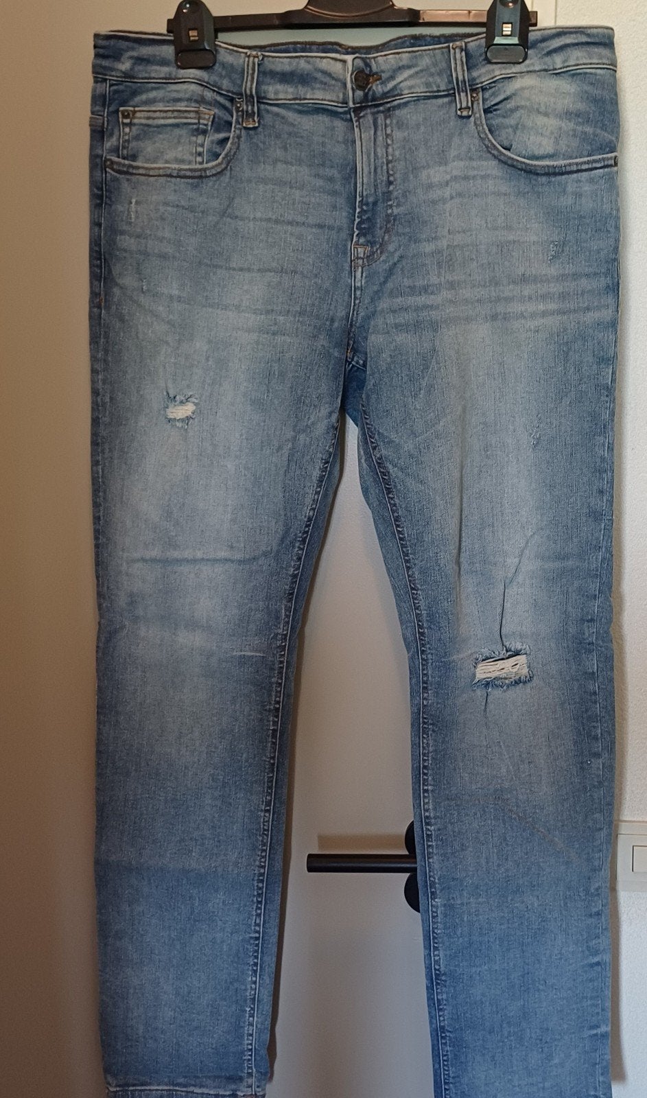 Ripped jeans mt 38 lengte 34 Slimfit Only & Sons., Ophalen of Verzenden, Zo goed als nieuw, Blauw, W36 - W38 (confectie 52/54)