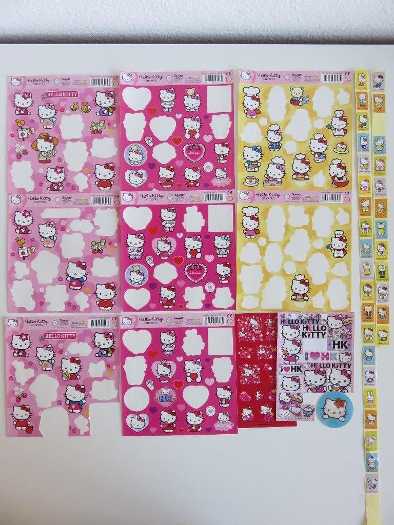 Sanrio Hello Kitty stickers, Ophalen of Verzenden, Zo goed als nieuw, Meerdere stickers