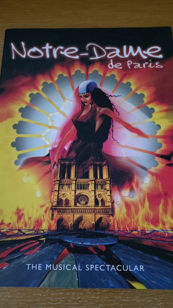 Programmaboek van de musical Notre Dame de Paris, Ophalen of Verzenden, Boek, Tijdschrift of Artikel