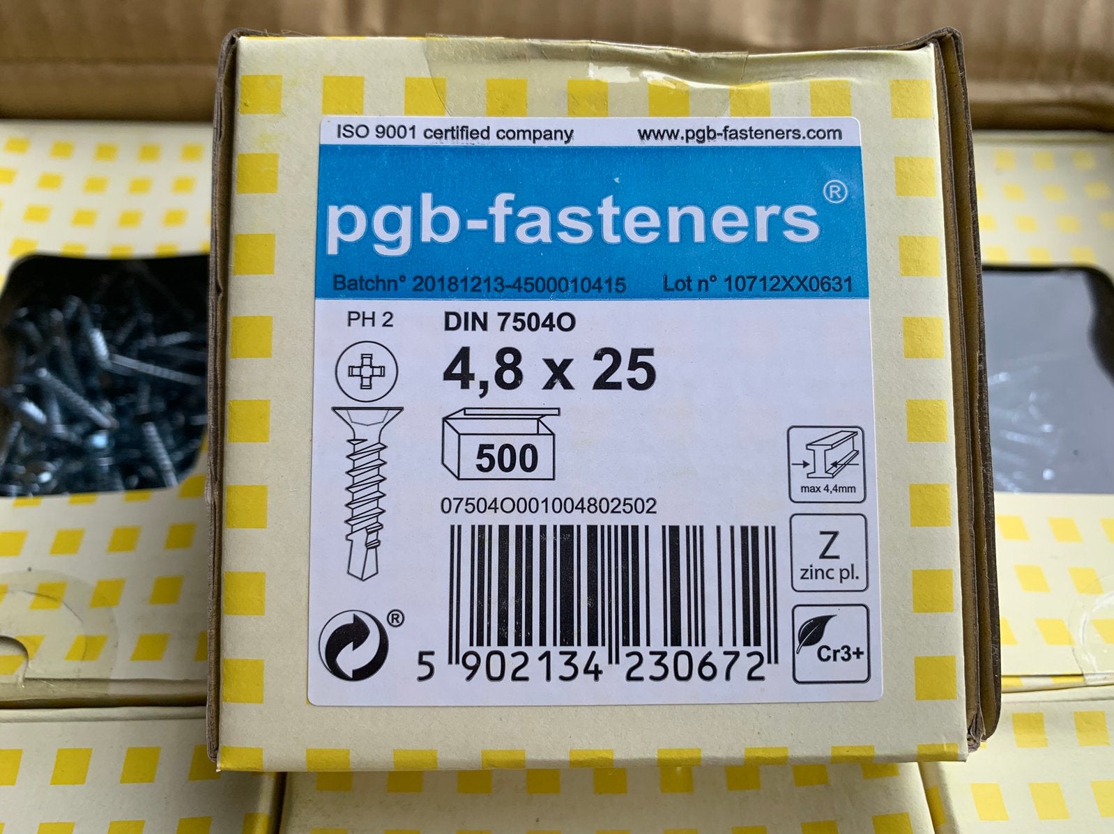 PARTIJ PGB ZELFBORENDE SCHROEVEN – VANAF €5,98 PER DOOS, PGB, PGB, Nieuw, Ophalen of Verzenden