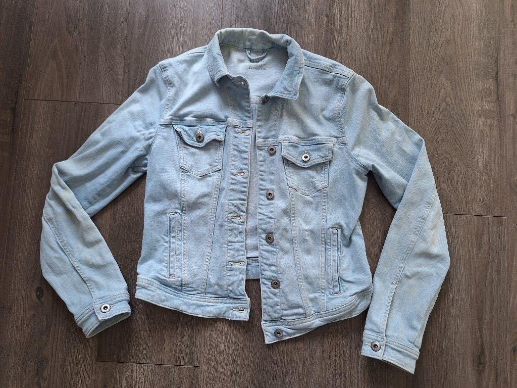 Esprit EDC spijkerjasje maat M, Maat 38/40 (M), Blauw, Ophalen of Verzenden, Zo goed als nieuw
