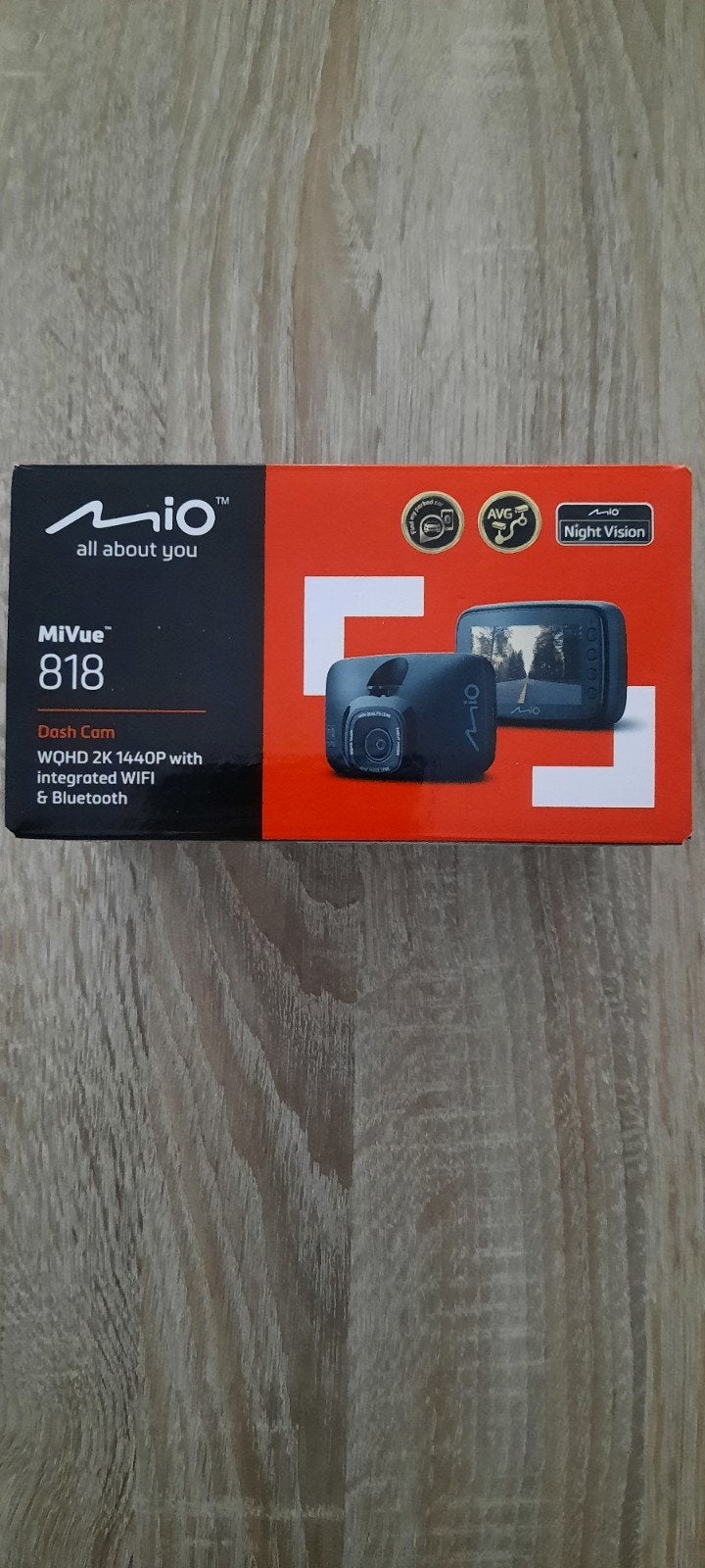 dashcam mio mivue 818, Auto diversen, Ophalen of Verzenden, Zo goed als nieuw