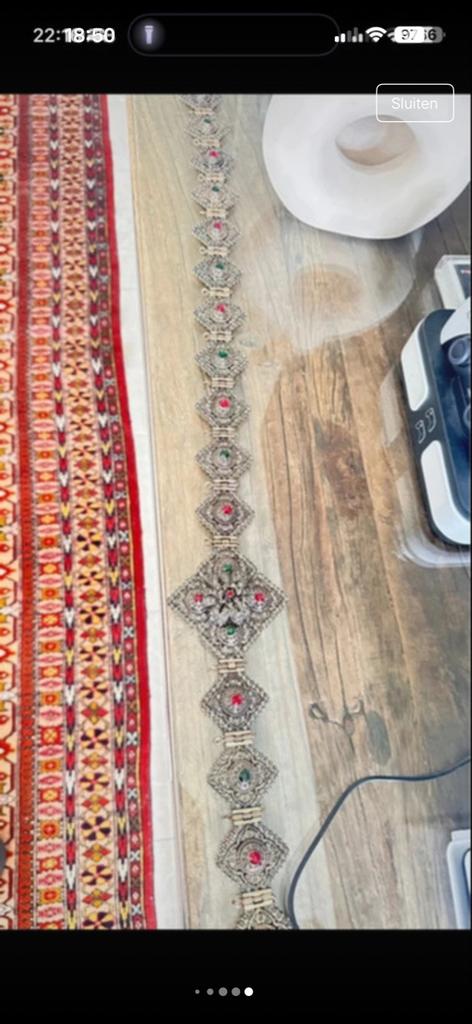 Kaftan riem / Riemen/ Abaya Riem, Overige materialen, Ophalen of Verzenden, Zo goed als nieuw, Met edelsteen