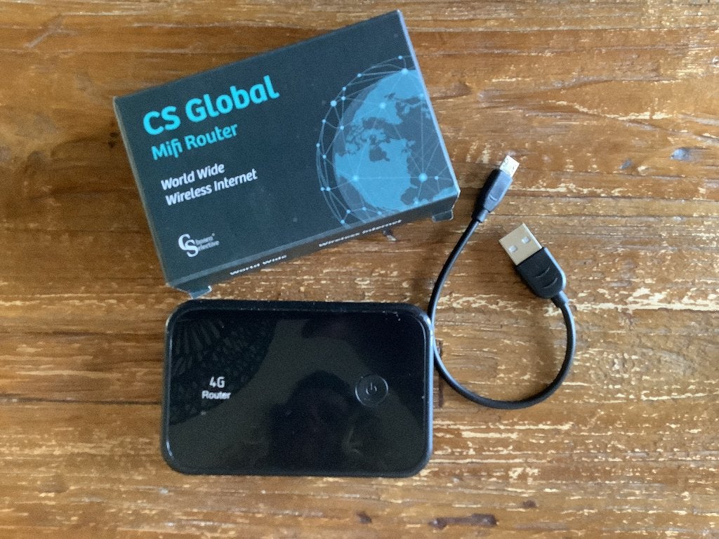 Mifi router 4G voor wereldwijd gebruik incl. Amerika, zgan, Ophalen of Verzenden, Zo goed als nieuw, Router, CS Global