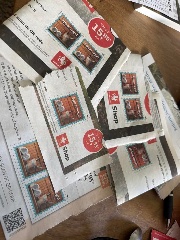 20 Sauna korting zegels dagje wellness van AD /tubantia, Tickets en Kaartjes, Eén persoon, Kortingsbon, Spa of Sauna