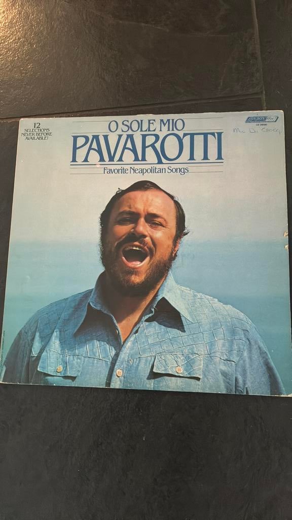 Luciano Pavarotti ‎– O Sole Mio Favorite Neapolitan Songs, Gebruikt, Inclusief binnenhoes, Opera of Operette, Modernisme tot heden