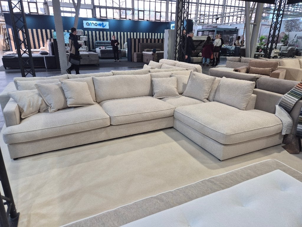 Grote L bank. Nieuw. van 3.100€ voor 1.099€ 344cm.SampleSale