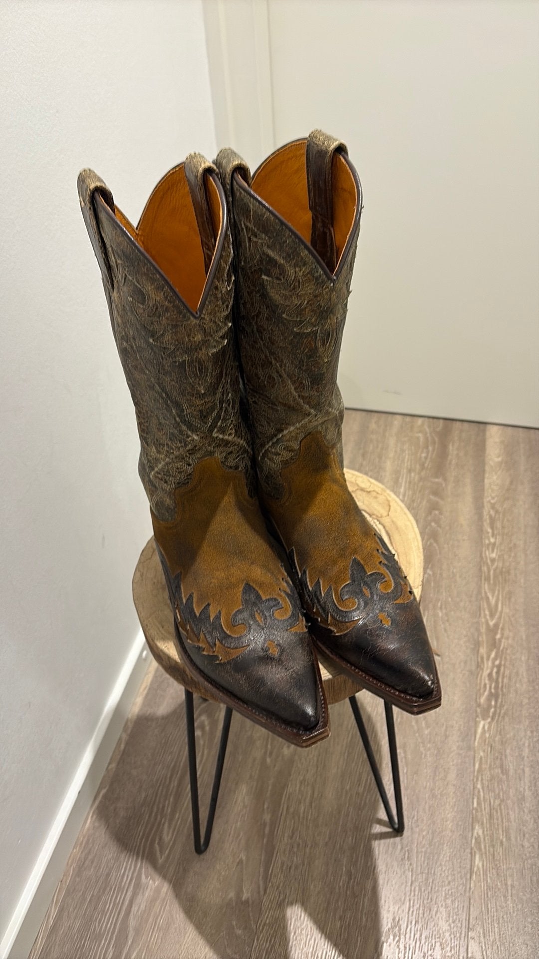 Sendra boots cowboylaarzen mt 40 in bruin incl verz, Hoge laarzen, Bruin, Verzenden, Zo goed als nieuw