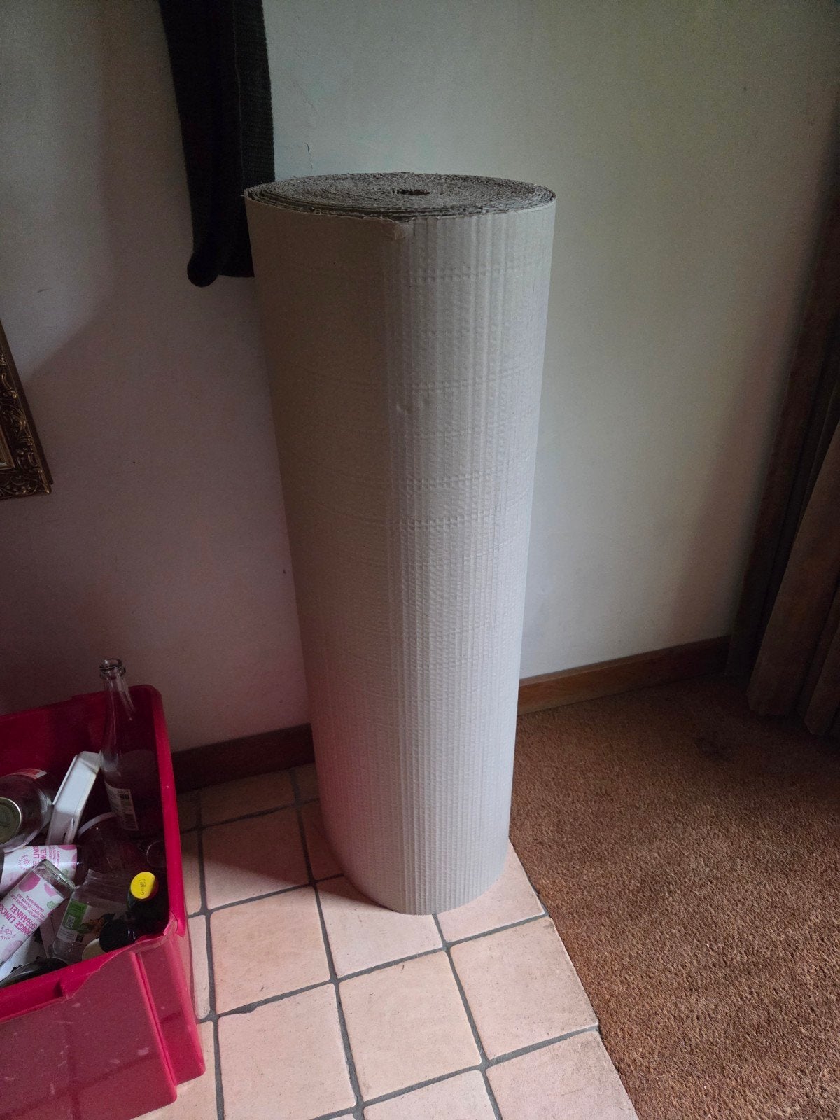 Biologisch karton voor in de (moes) tuin 28 meter, Ophalen, Nieuw