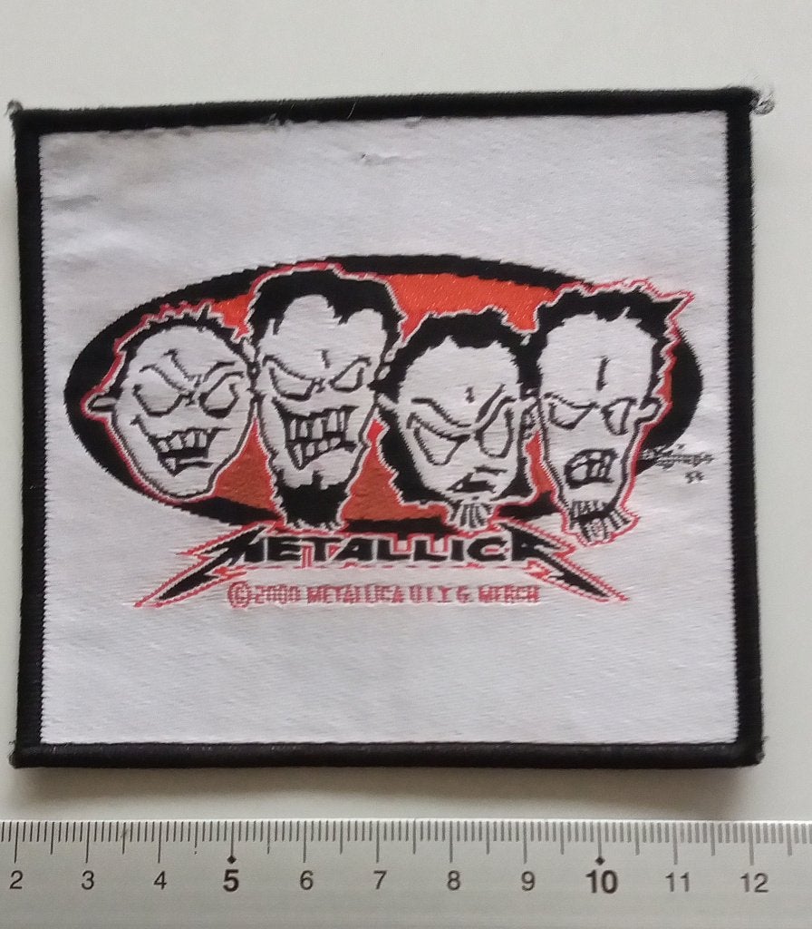 Metallica official vintage 2000 Cartoon patch 80, Verzenden, Nieuw, Kleding