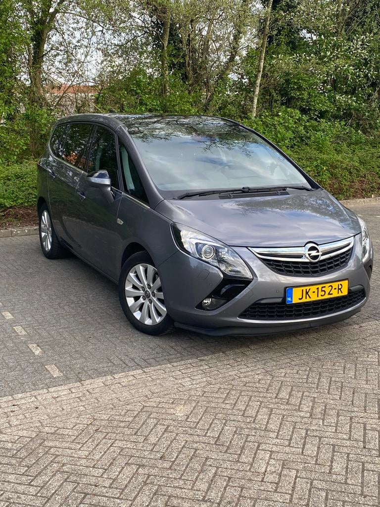 Opel Zafira  innovation 1.4T 103KW  2016 Grijs, Auto's, Opel, 15 km/l, Zwart, 4 cilinders, 7 stoelen