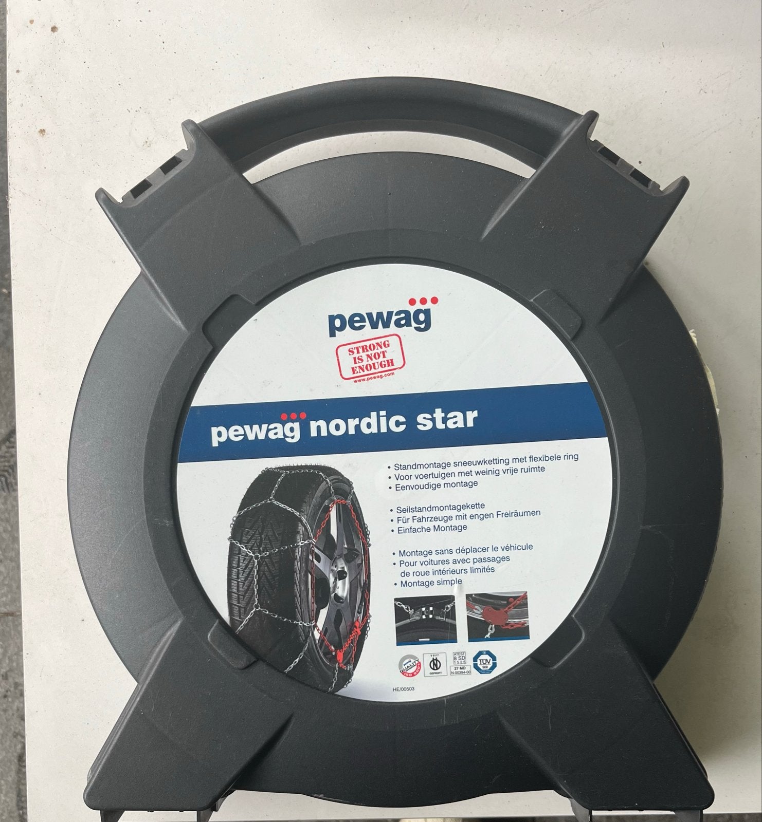 Pewag Nordic Star Sneeuwkettingen N 75 ST, Auto diversen, Sneeuwkettingen, Ophalen, Zo goed als nieuw