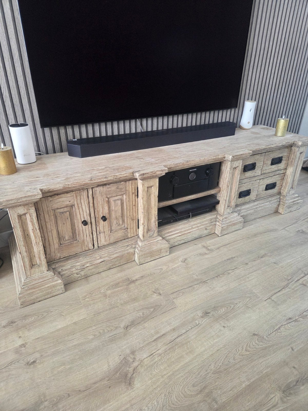 Lage tv meubel, Huis en Inrichting, Kasten | Televisiemeubels, Ophalen, 25 tot 50 cm, Minder dan 100 cm