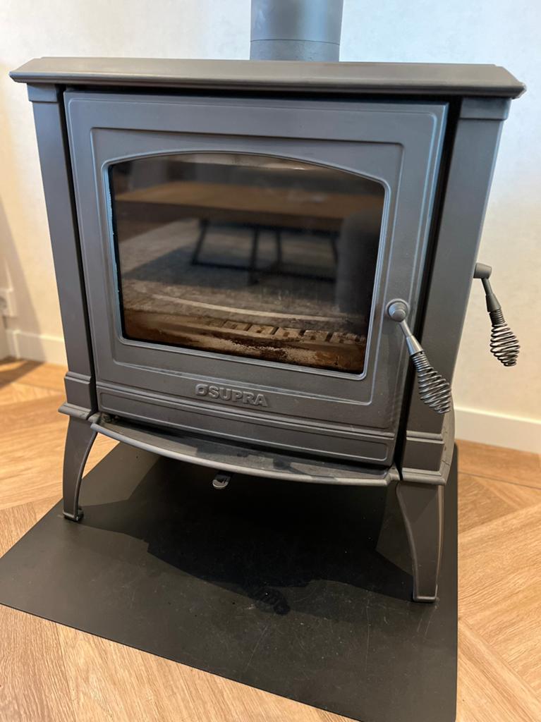 Houtkachel 7-10 kw, Huis en Inrichting, Kachels, Ophalen, Gebruikt, Houtkachel, Vrijstaand