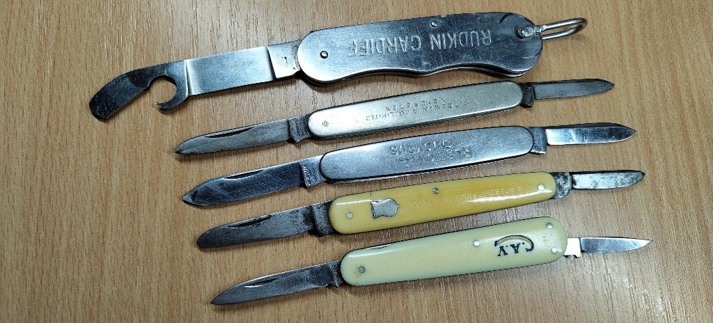 zakmes x5 Sheffield England, Verzenden, Gebruikt
