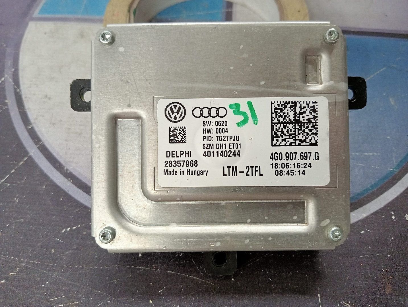 Vw Audi Skoda Seat Xenon Ballast Module 4G0907697G, Gebruikt, -, Volkswagen, -