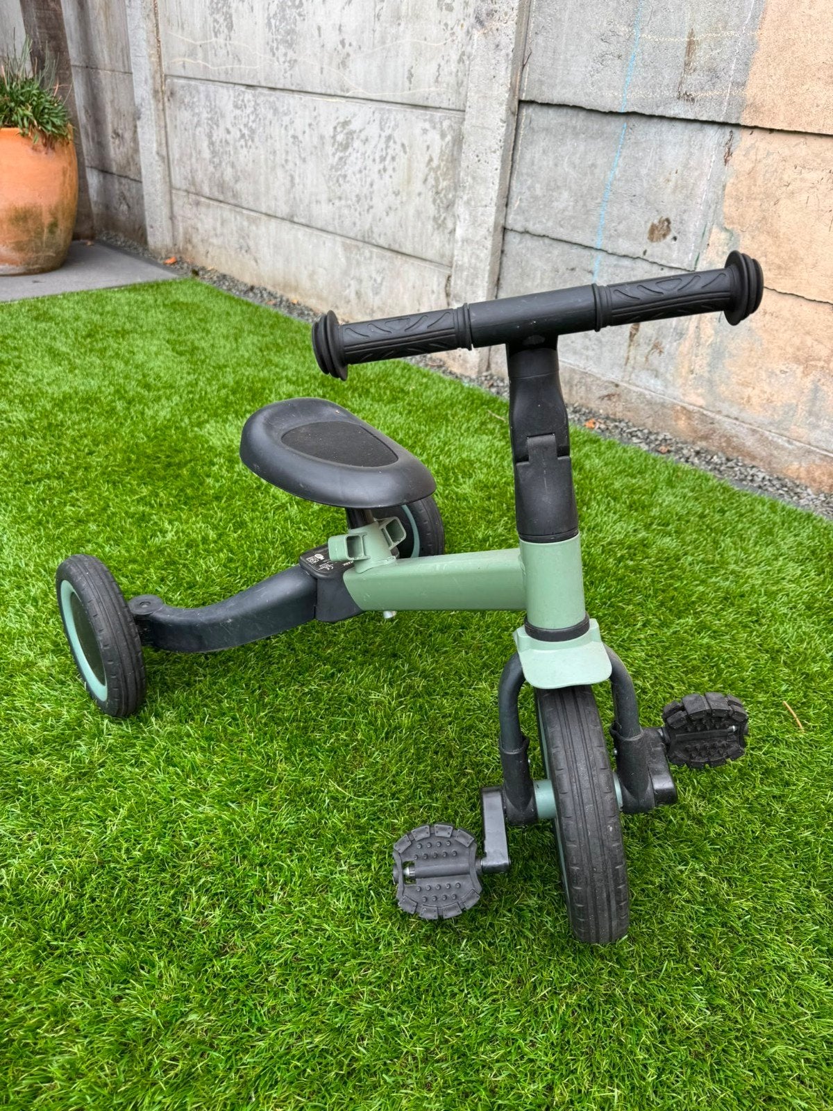 Topmark 4-in-1 Loopfiets/Driewieler - Groen, Ophalen, Gebruikt, Loopfiets