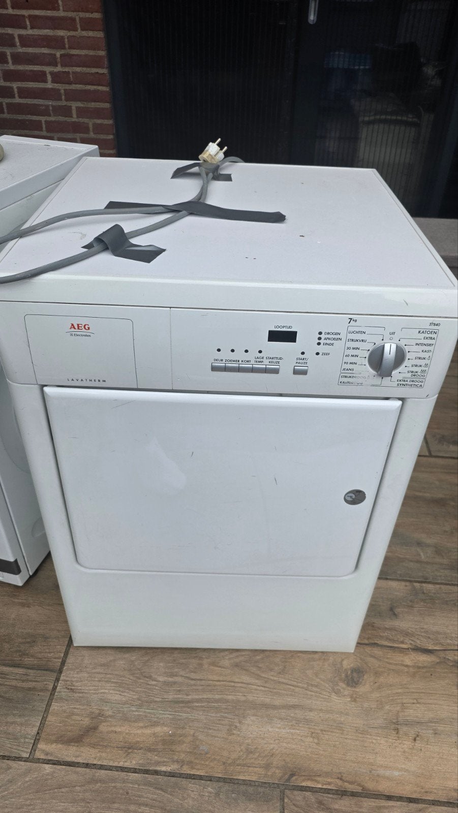 AEG Lavatherm 7kg wasdroger, Witgoed en Apparatuur, Wasdrogers, Ophalen