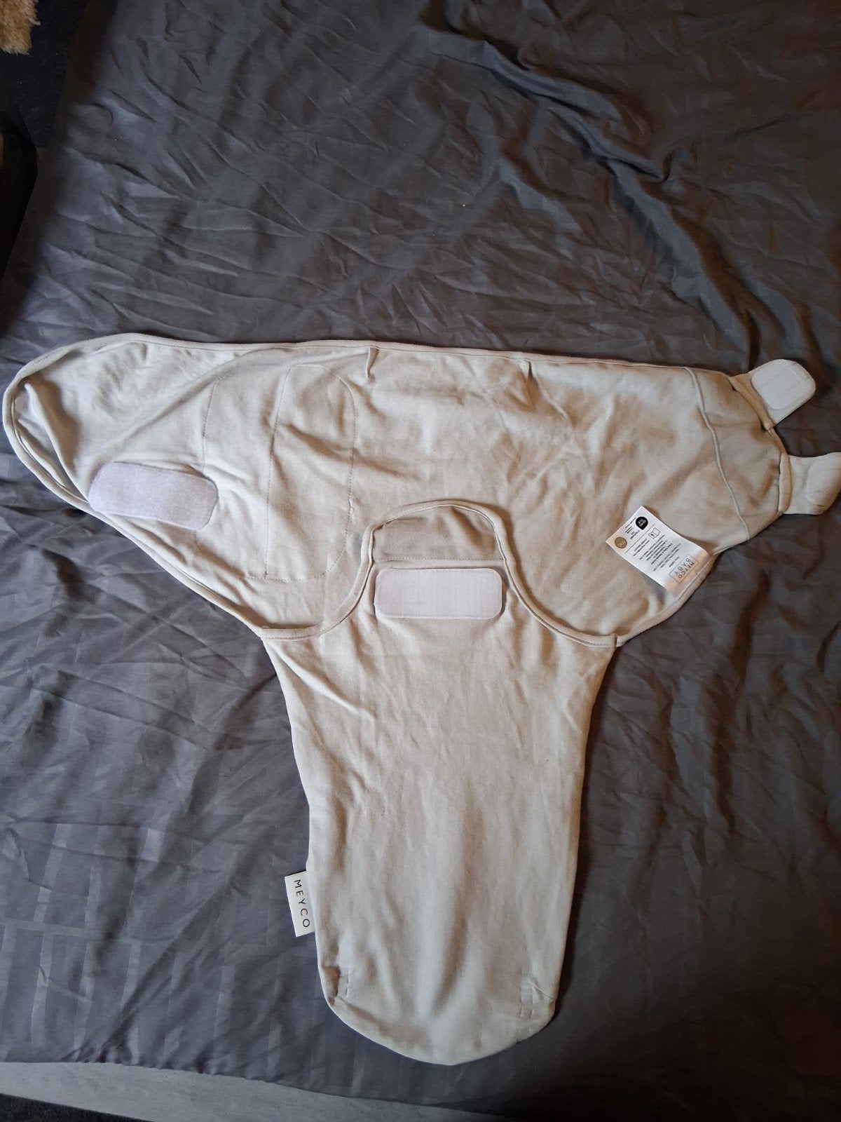 Meyco Bakerzak Swaddle - Zo goed als nieuw, Bakerzak of Bakerdoek, Ophalen of Verzenden, Zo goed als nieuw, Beige