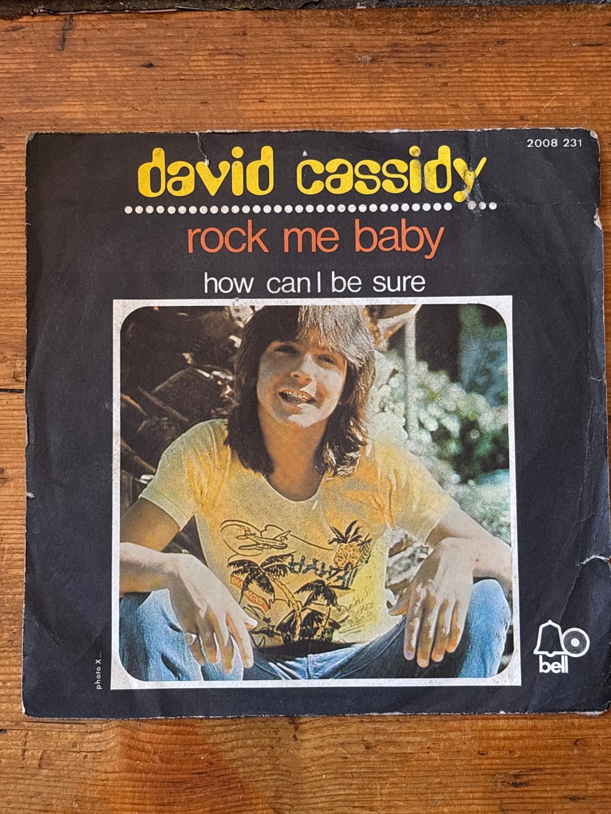 David Cassidy - Rock Me Baby / How Can I Be Sure (Single), Cd's en Dvd's, Vinyl Singles, Gebruikt, 7 inch, Pop, EP