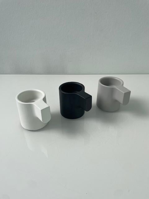 Set van 3 IKEA Ypperlig x HAY kandelaars, Overige materialen, Gebruikt, Ophalen of Verzenden, Grijs
