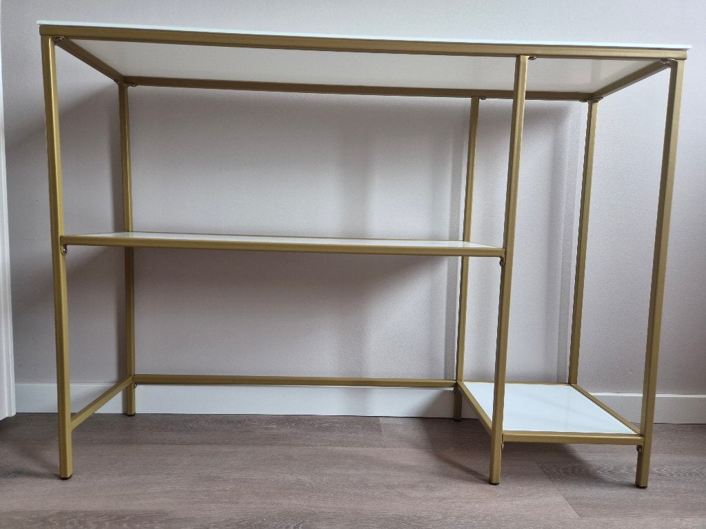 Sidetable, Ophalen, 100 tot 150 cm, Nieuw, Glas