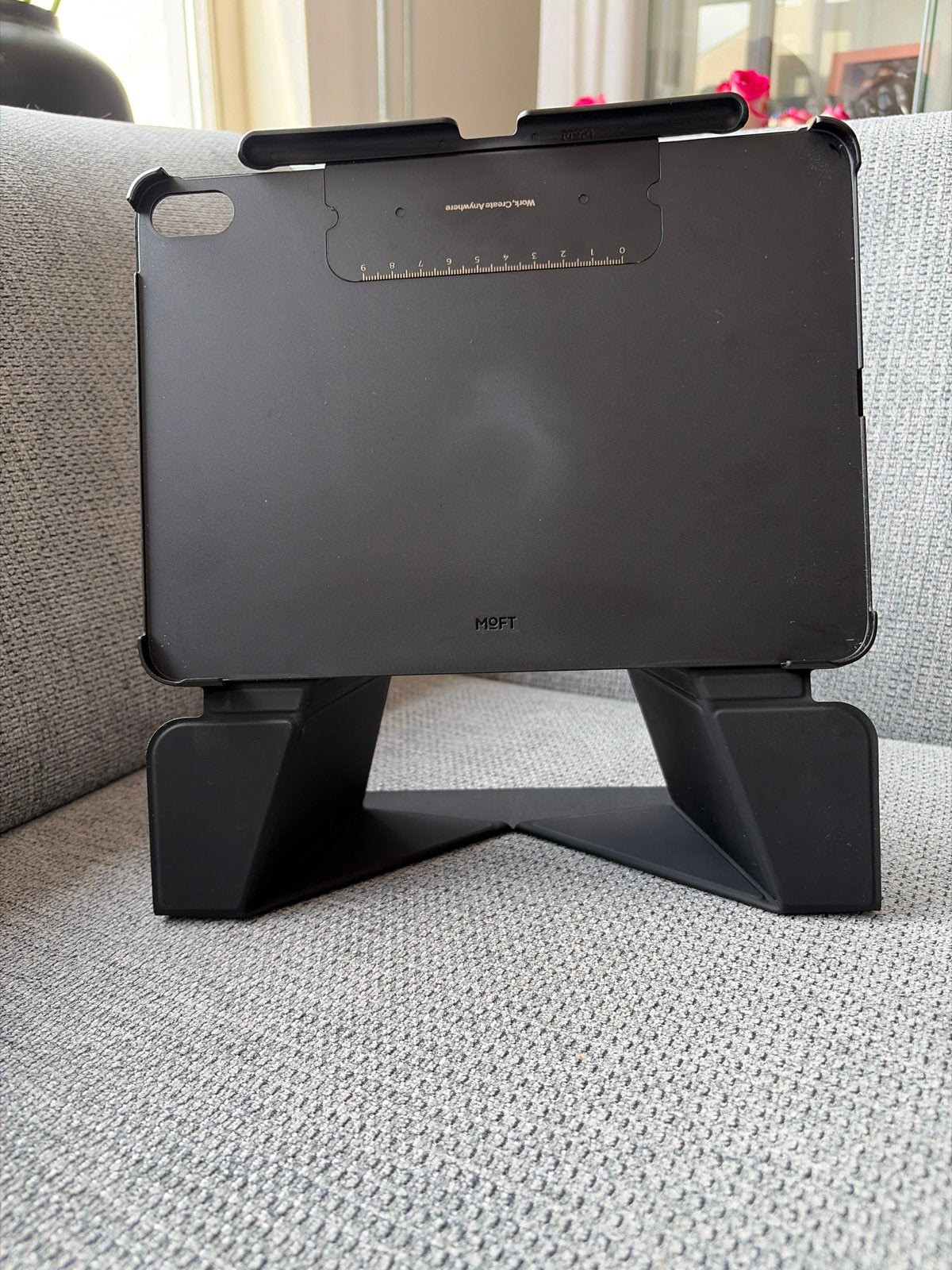 Moft Float Folio Case voor iPad Air - Zwart, Computers en Software, Tablet-hoezen, Ophalen of Verzenden, Zo goed als nieuw, 11 inch