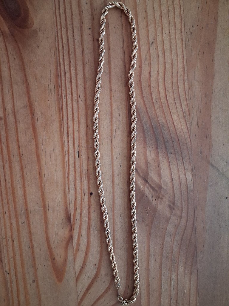 Goudkleurig ketting, Ophalen of Verzenden, Nieuw, Goud, Overige materialen