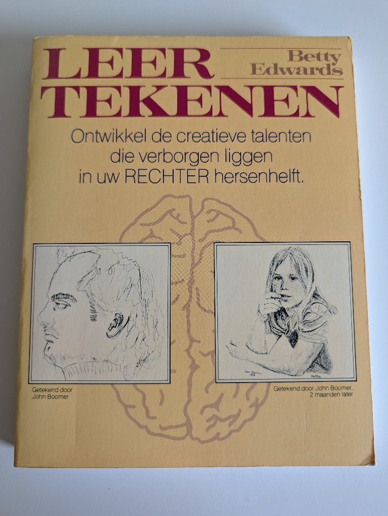 Leer Tekenen - Betty Edwards, Ophalen of Verzenden, Zo goed als nieuw, Boek of Gids