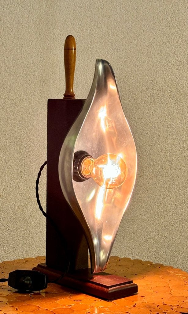 Tafellamp ”Venus”, Ophalen of Verzenden, Gebruikt, Hout