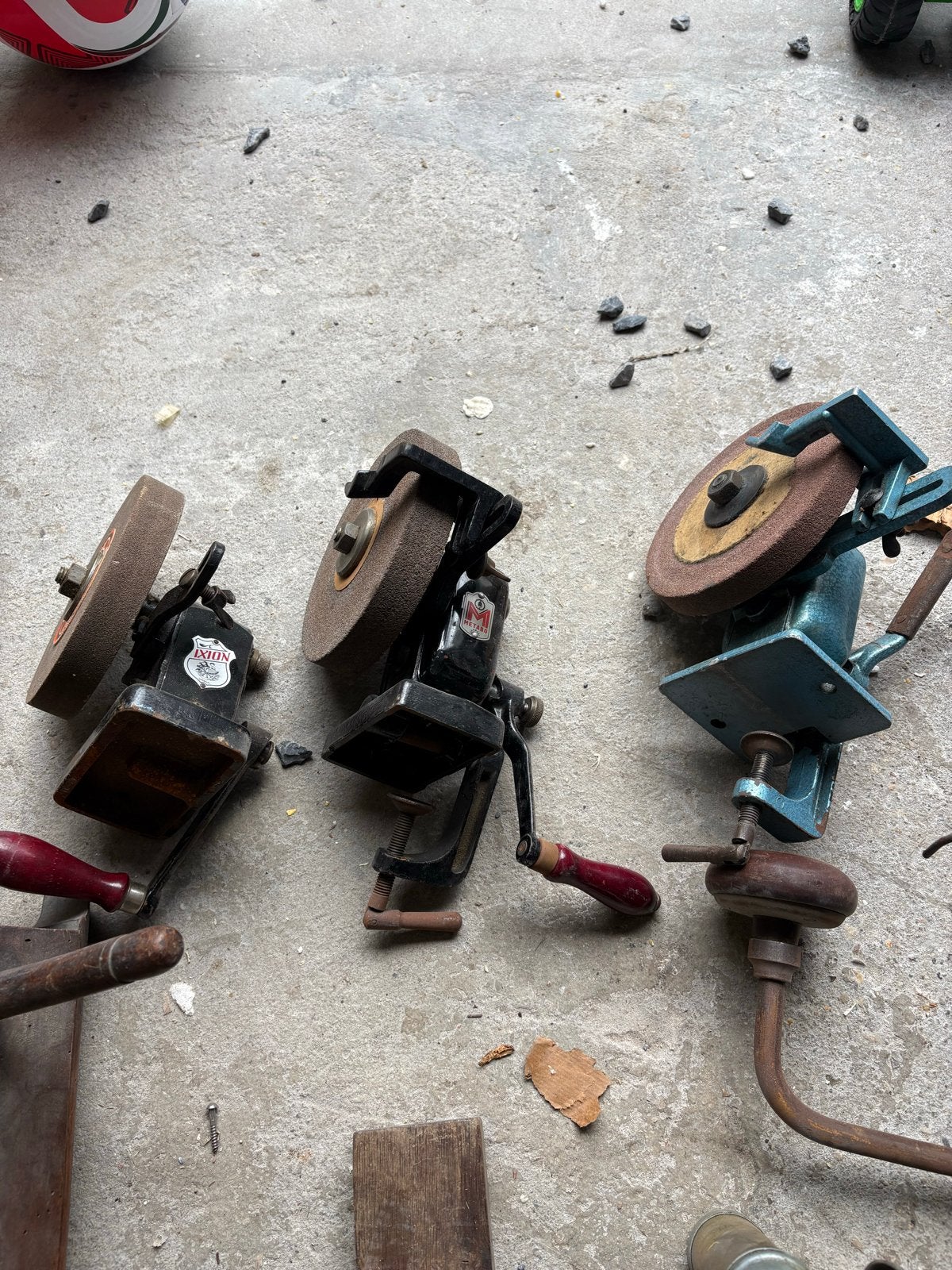 Grote partij vintage gereedschap: hamers, schaven, slijpers, Doe-het-zelf en Verbouw, Gereedschap | Handgereedschap, Ophalen, Gebruikt