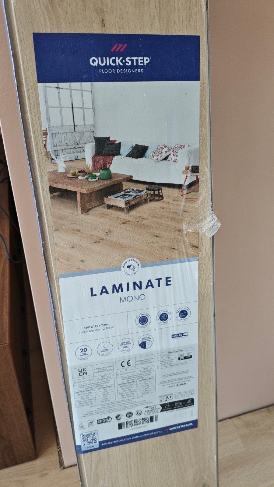Quick-Step Laminaat Mono - Nieuw in verpakking, Ophalen