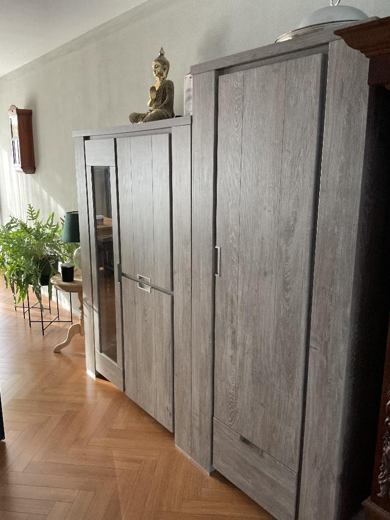Vitrinekast, Broodkast, Salontafel en TV meubel., Ophalen, Gebruikt