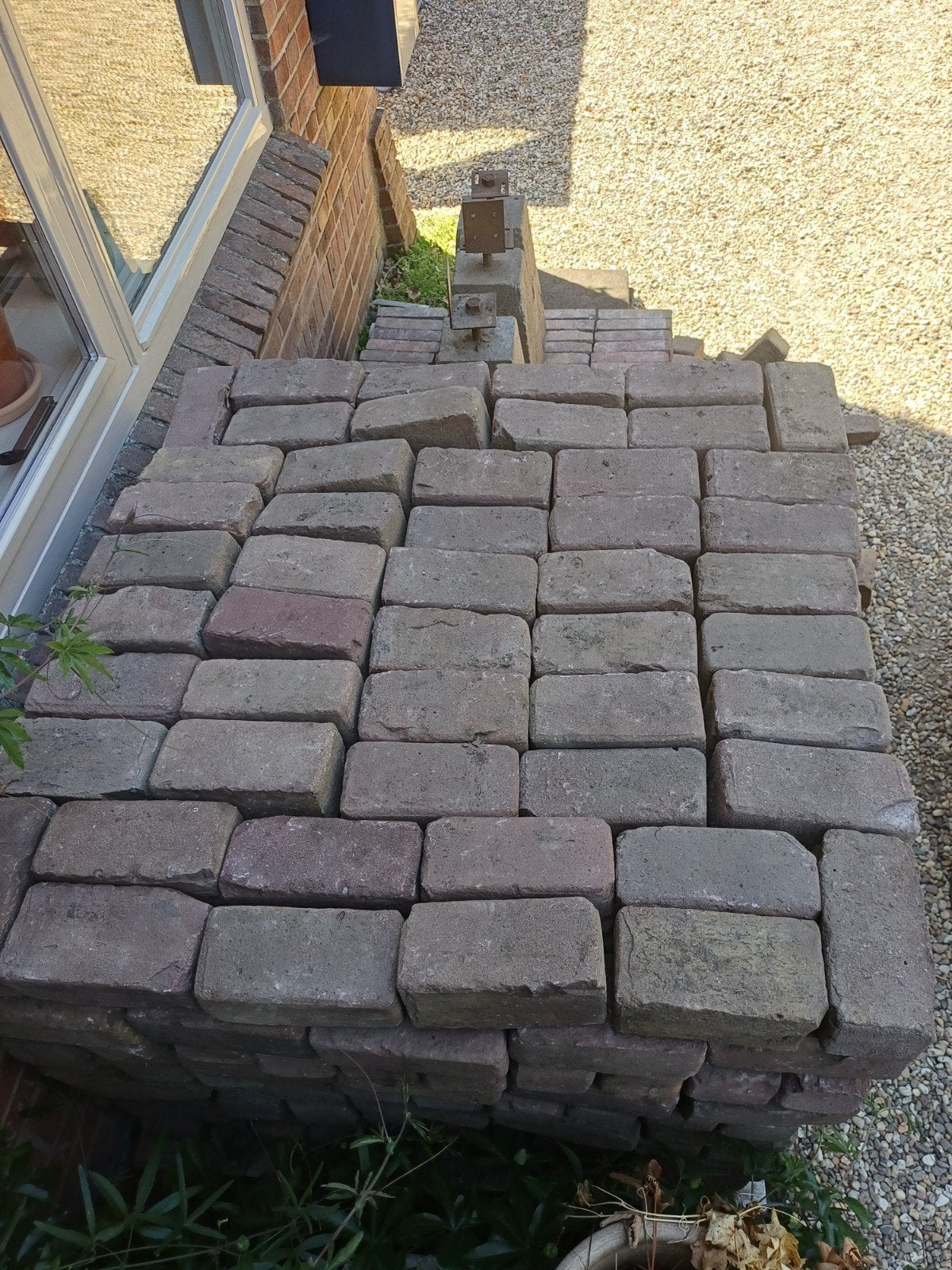 kk klinker / gebakken klinkers, Tuin en Terras, Ophalen, Gebruikt, Klinkers, 5 tot 10 m²