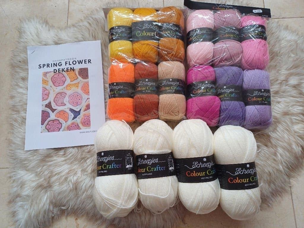 Haakpakket Ibiza Deken haken Granny Vest Colourcrafter wol !, Hobby en Vrije tijd, Breien en Haken, Ophalen of Verzenden, Nieuw