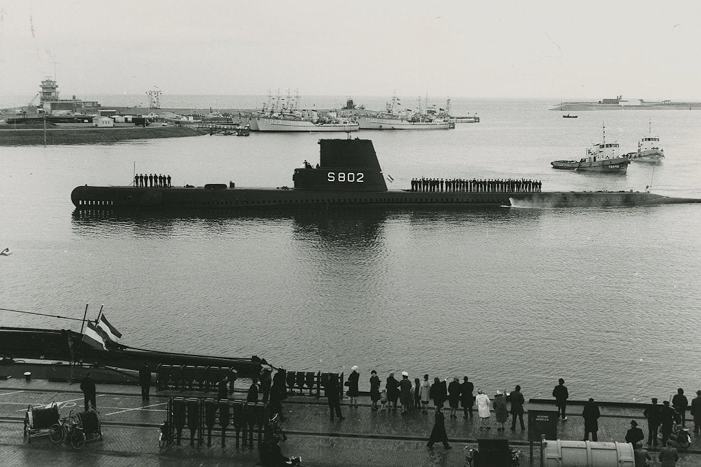 den helder , onderzeeboot, 1960 tot 1980, Foto, Ophalen of Verzenden, Zo goed als nieuw
