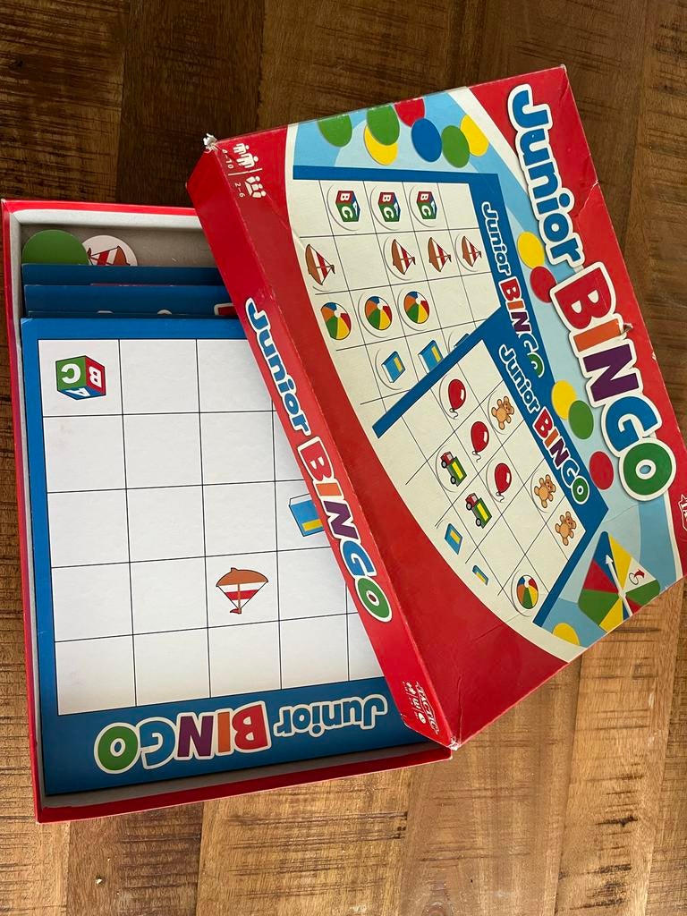 Junior Bingo Spel - Leuk voor Kinderen!, Drie of vier spelers, Ophalen of Verzenden, Gebruikt