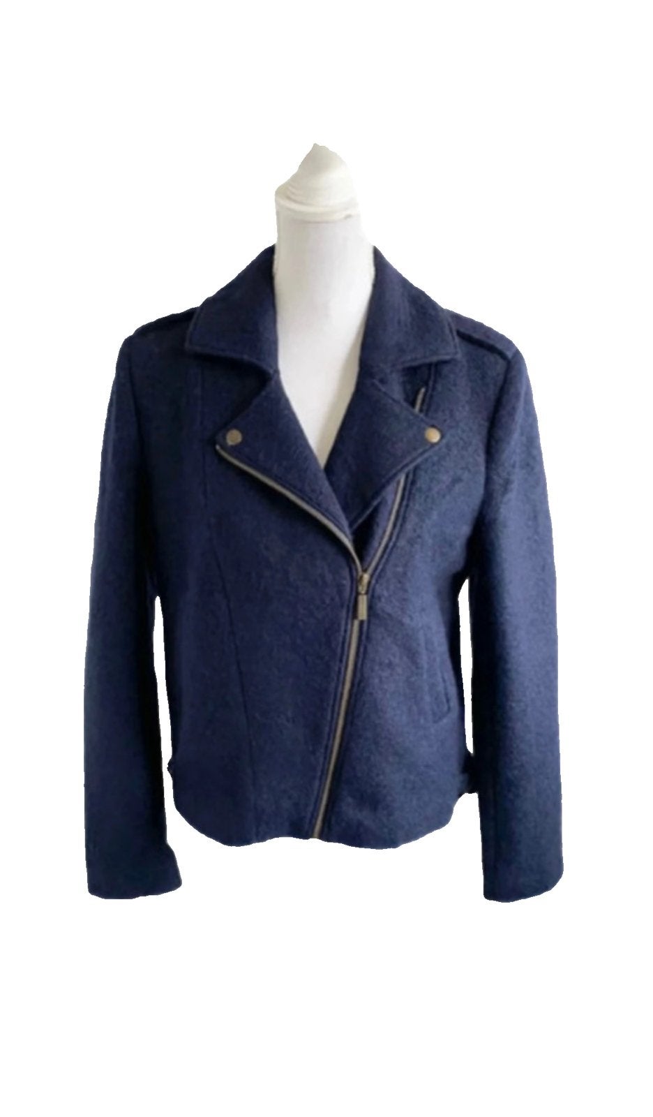 Purdey blauw wolvilt jasje 40, Maat 38/40 (M), Blauw, Ophalen of Verzenden, Zo goed als nieuw