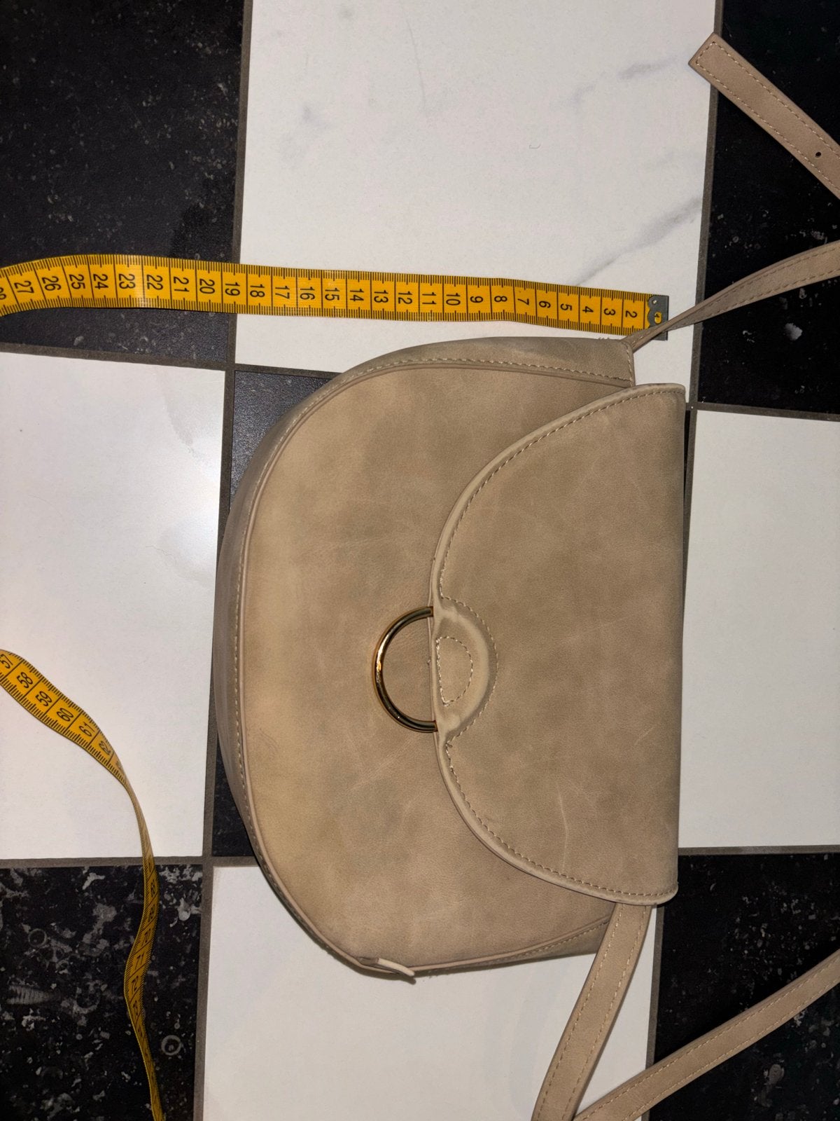 Zusss schoudertasje beige, Ophalen of Verzenden, Zo goed als nieuw, Beige, Overige merken