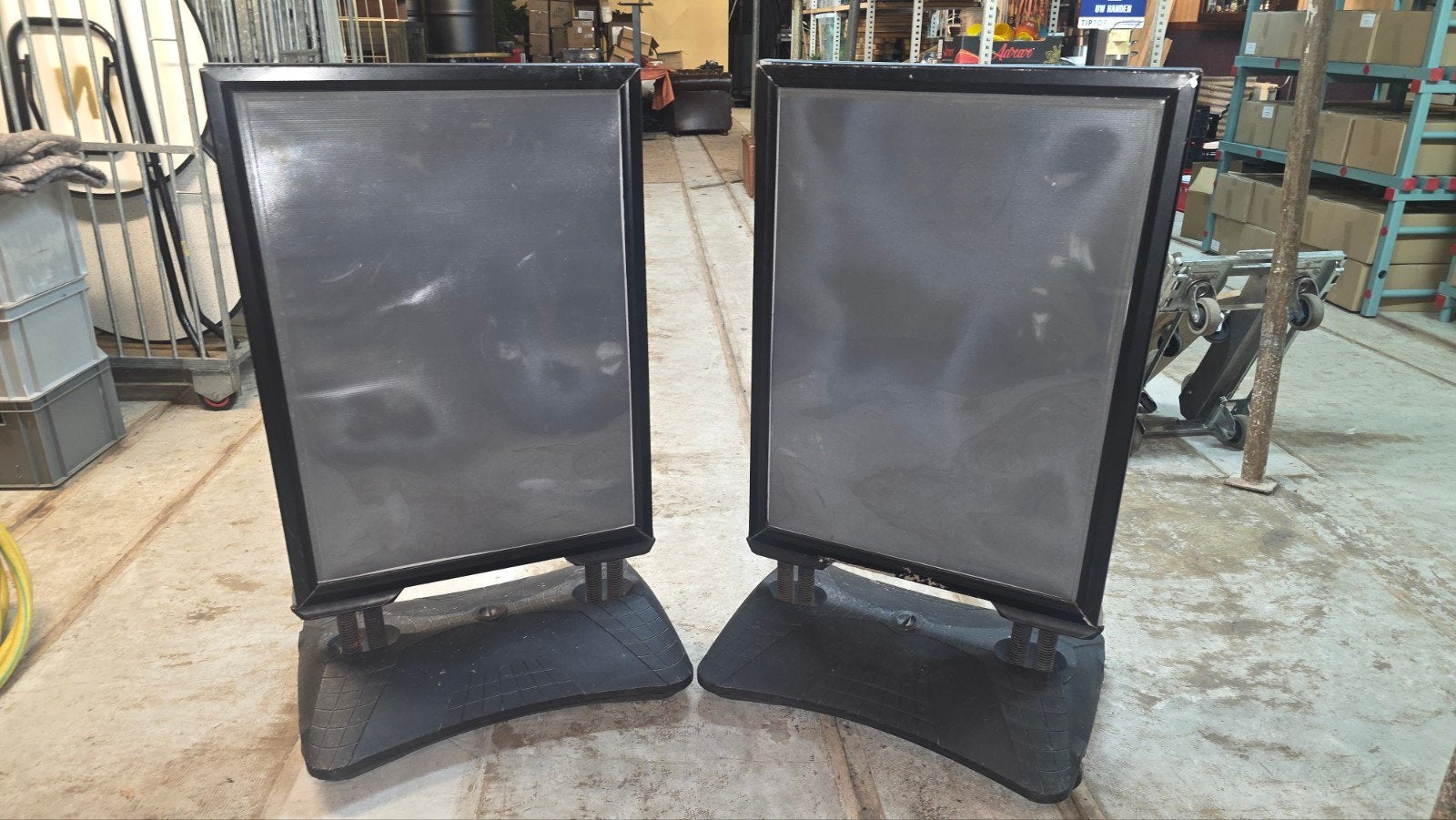 2x A0 stoepbord, Ophalen, Gebruikt