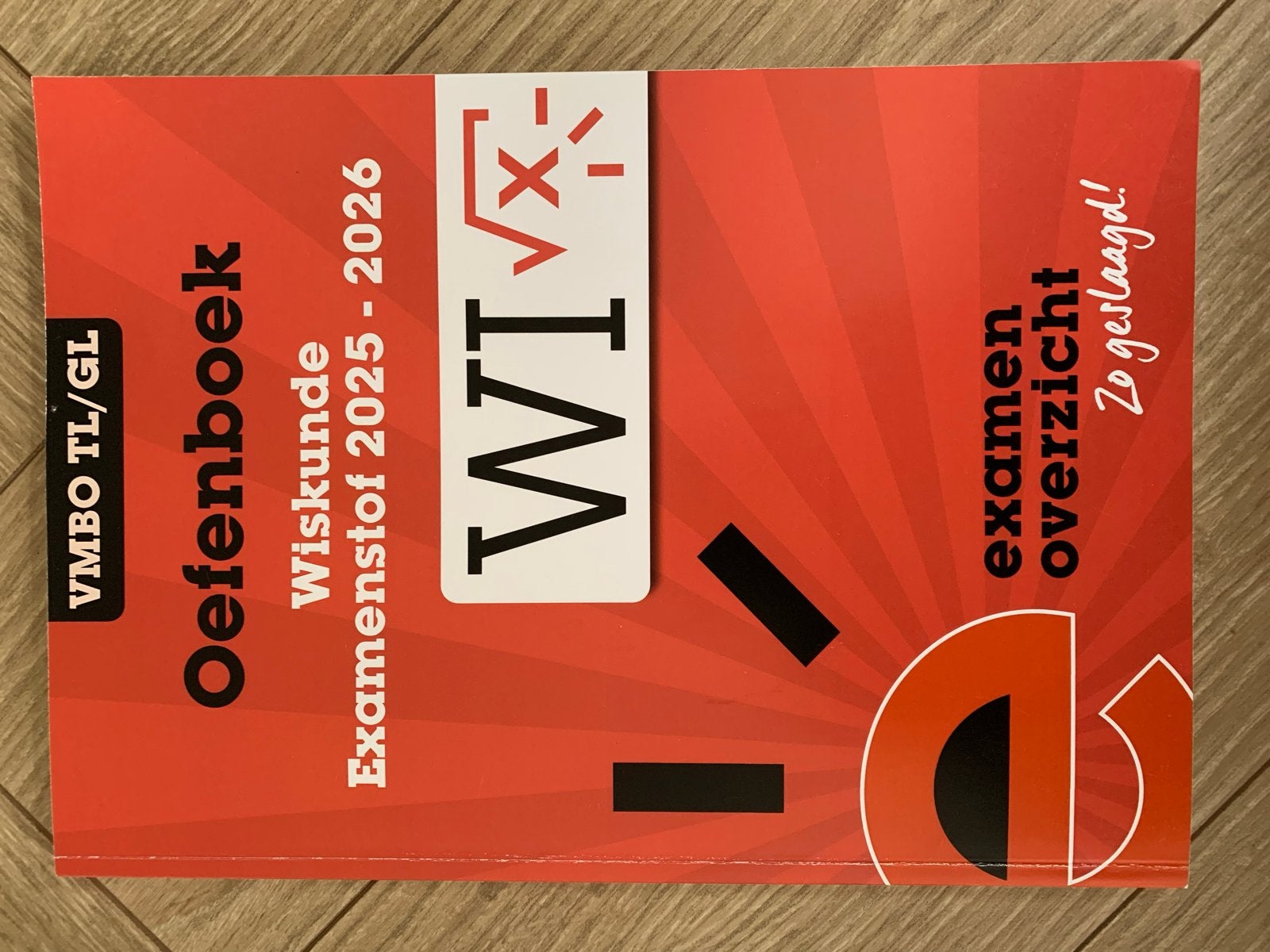 VMBO TL/GL Wiskunde Oefenboek Examenstof 2025-2026, Ophalen of Verzenden, Beta, Zo goed als nieuw, LBO