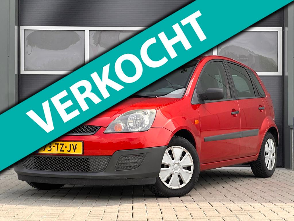Ford Fiesta 1.3-8V Champion 5-Deurs Airco, Auto's, 1299 cc, Stof, Zwart, Origineel Nederlands