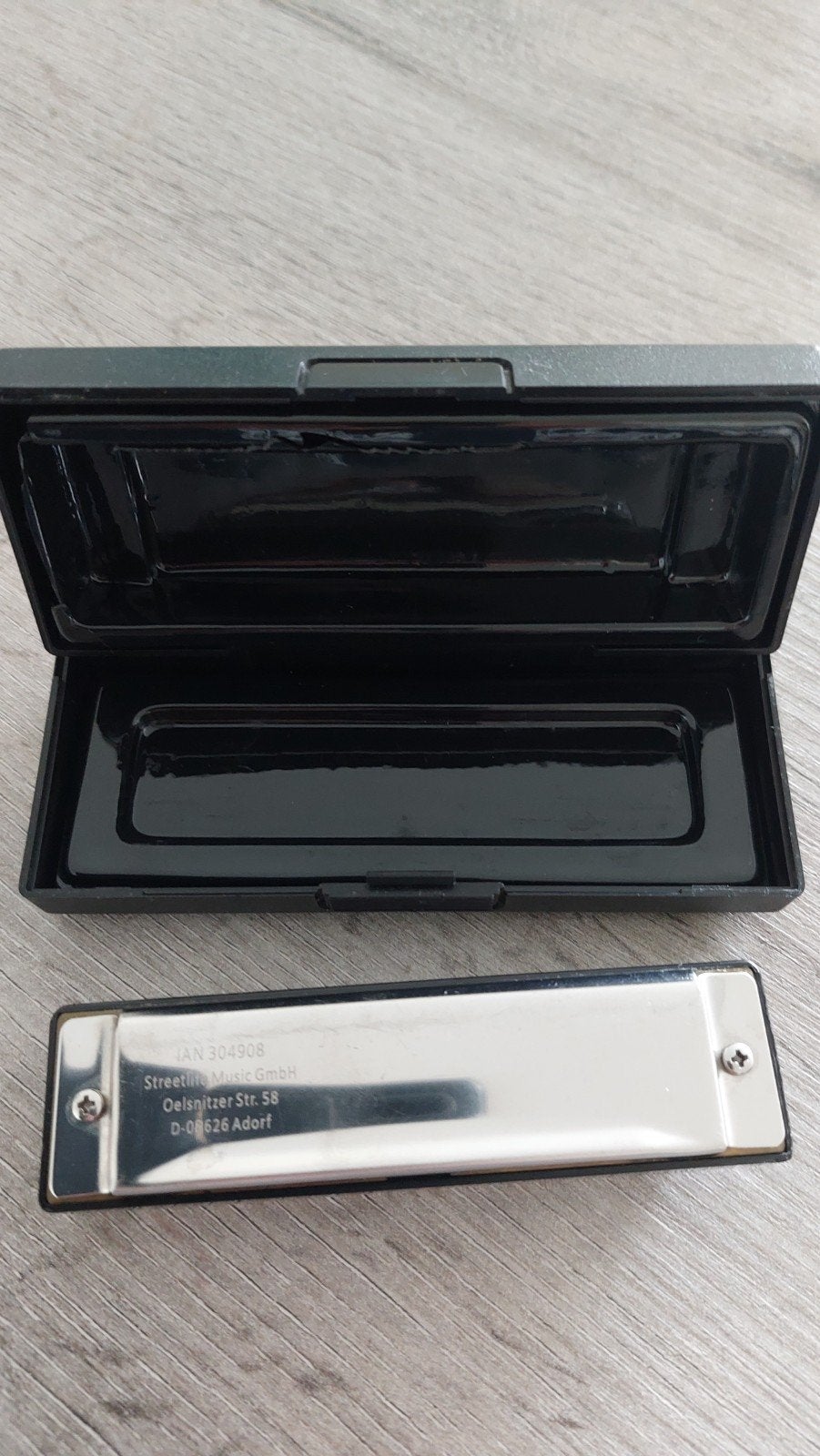 Mondharmonica C met doosje - Streetlife Music GmbH, Muziek en Instrumenten, Gebruikt, C-mondharmonica, Ophalen of Verzenden, Met koffer of doosje