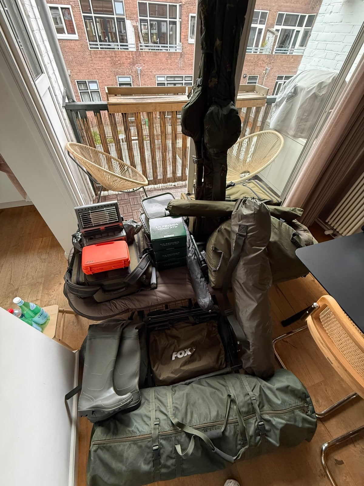 Complete karperset te koop!, Watersport en Boten, Hengelsport | Karpervissen, Ophalen, Zo goed als nieuw, Complete set