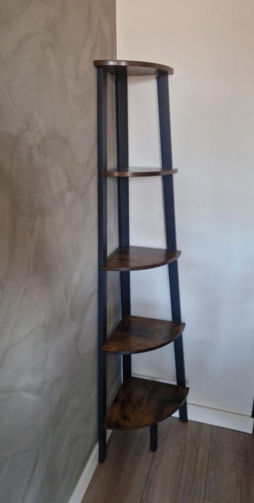Hoekkast | donkerbruin | industrieel design, Doe-het-zelf en Verbouw, Ladders en Trappen, Ophalen