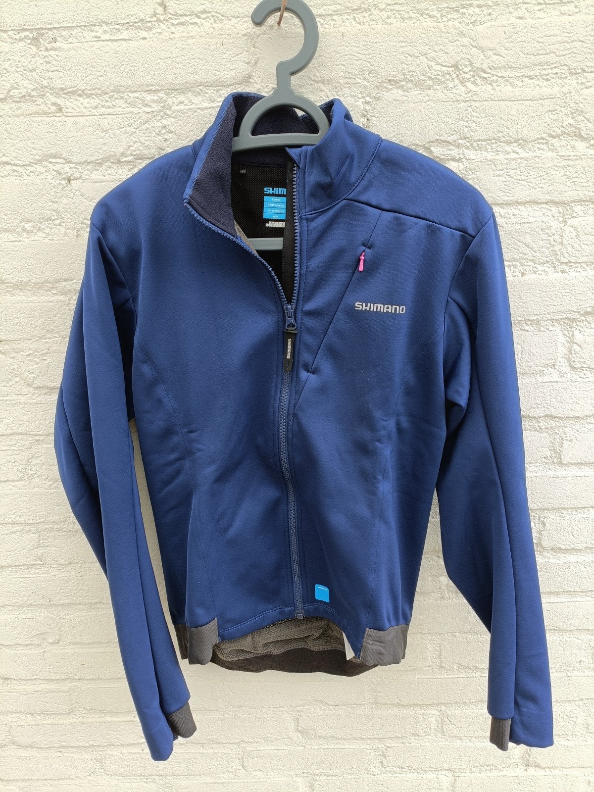 Shimano fietsjack - Maat S, Kleding | Dames, Shimano, Blauw, Ophalen of Verzenden, Zo goed als nieuw