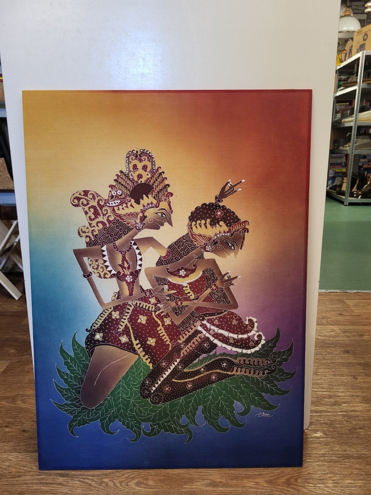 Indonesische textieldruk, Antiek en Kunst, Ophalen of Verzenden