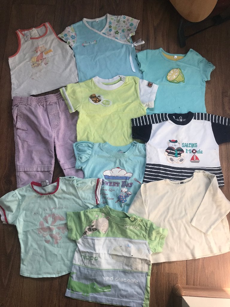Babysetje kledingpakket maat 80 shirtjes broek HEMA H&M C&A, Ophalen of Verzenden, Nieuw, Meisje, Setje