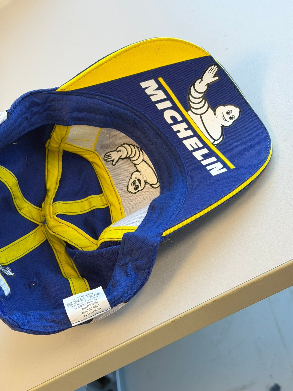 Michelin Motorsport Podium Cap Pet MotoGP Bibendum Blauw, Ophalen of Verzenden, Nieuw